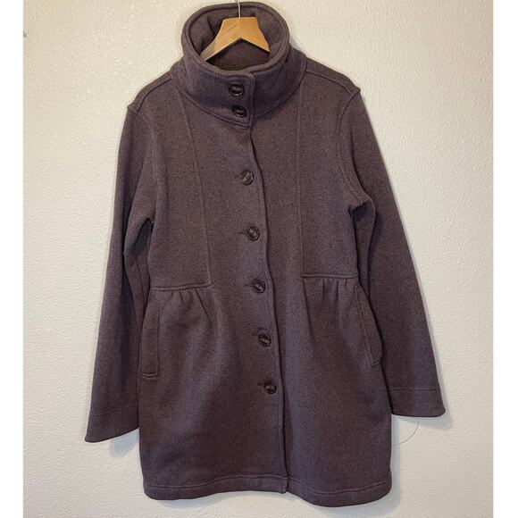 Patagonia Better Sweater Deep Purple Brown Cozy Button Up Peacoat Large - Picture 10 of 15